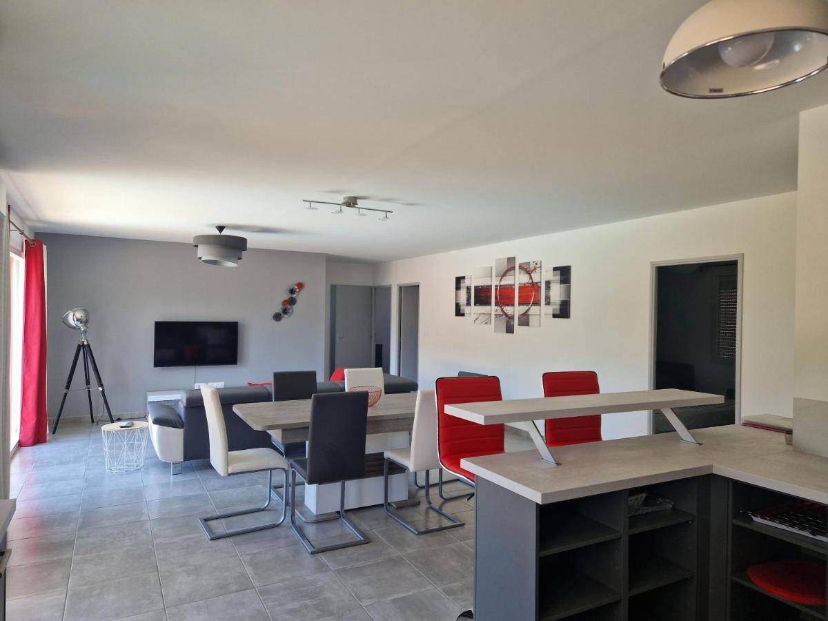Les Villas Dorees - Villa Soleil Face Au Mont Ventoux Plaisians Exteriör bild