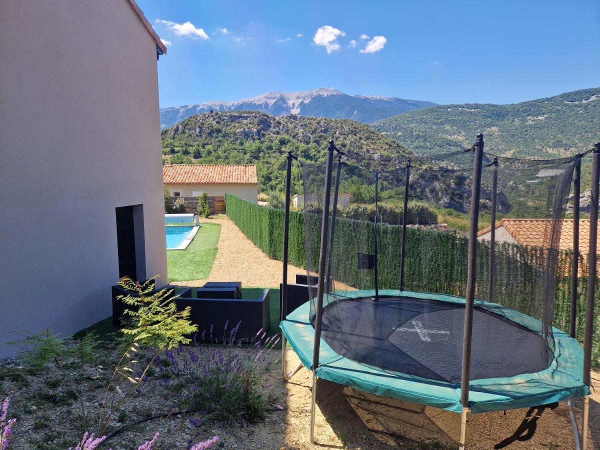 Les Villas Dorees - Villa Soleil Face Au Mont Ventoux Plaisians Exteriör bild