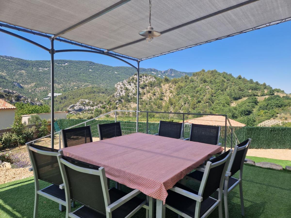 Les Villas Dorees - Villa Soleil Face Au Mont Ventoux Plaisians Exteriör bild