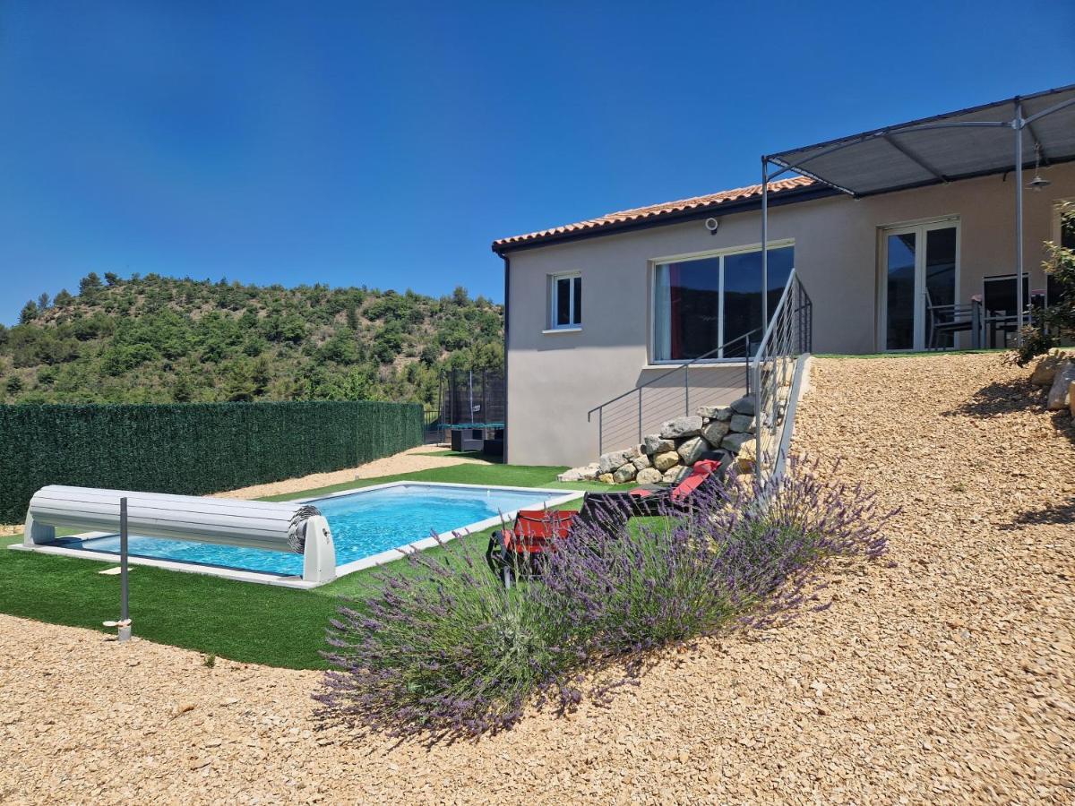 Les Villas Dorees - Villa Soleil Face Au Mont Ventoux Plaisians Exteriör bild